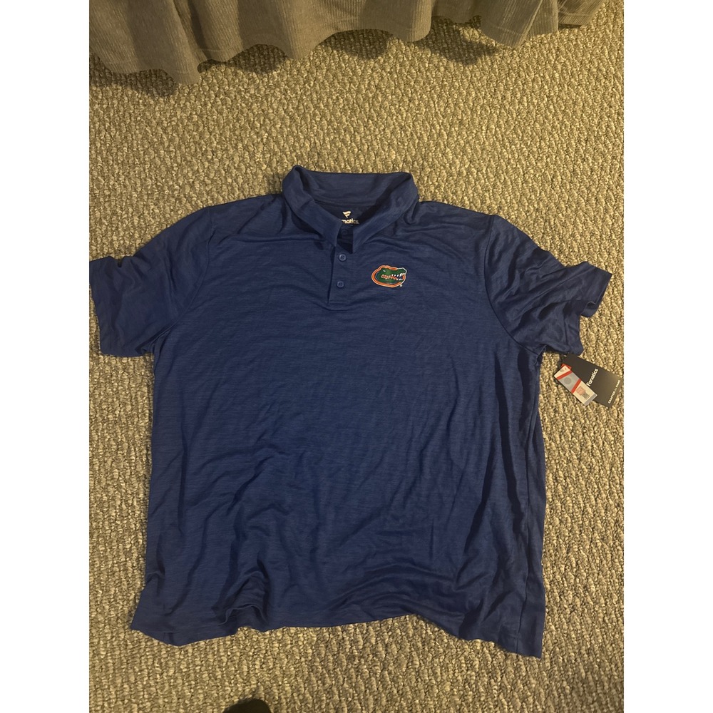 Fanatics Florida Gators‎ Royal Blue Polo Shirt Mens 3XL NCAA College Golf New